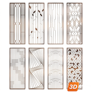 Folding screen Skp Files 